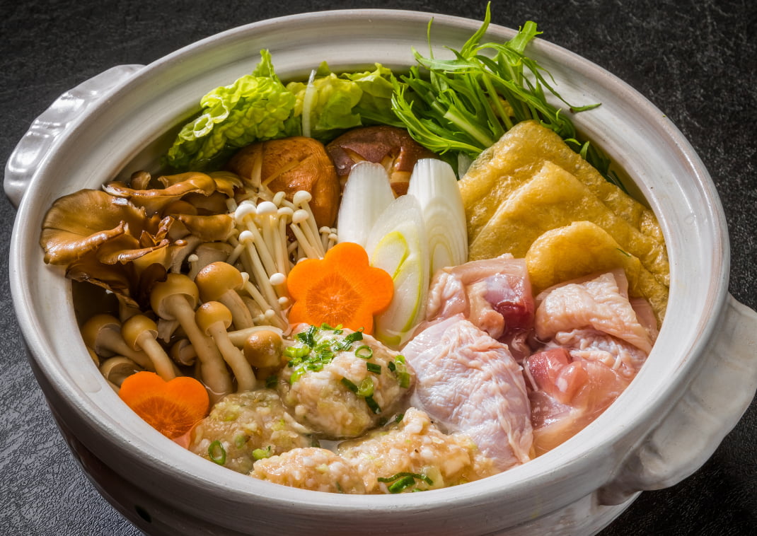 Chicken sumo wrestler's stew Japanese foods(chanko)
