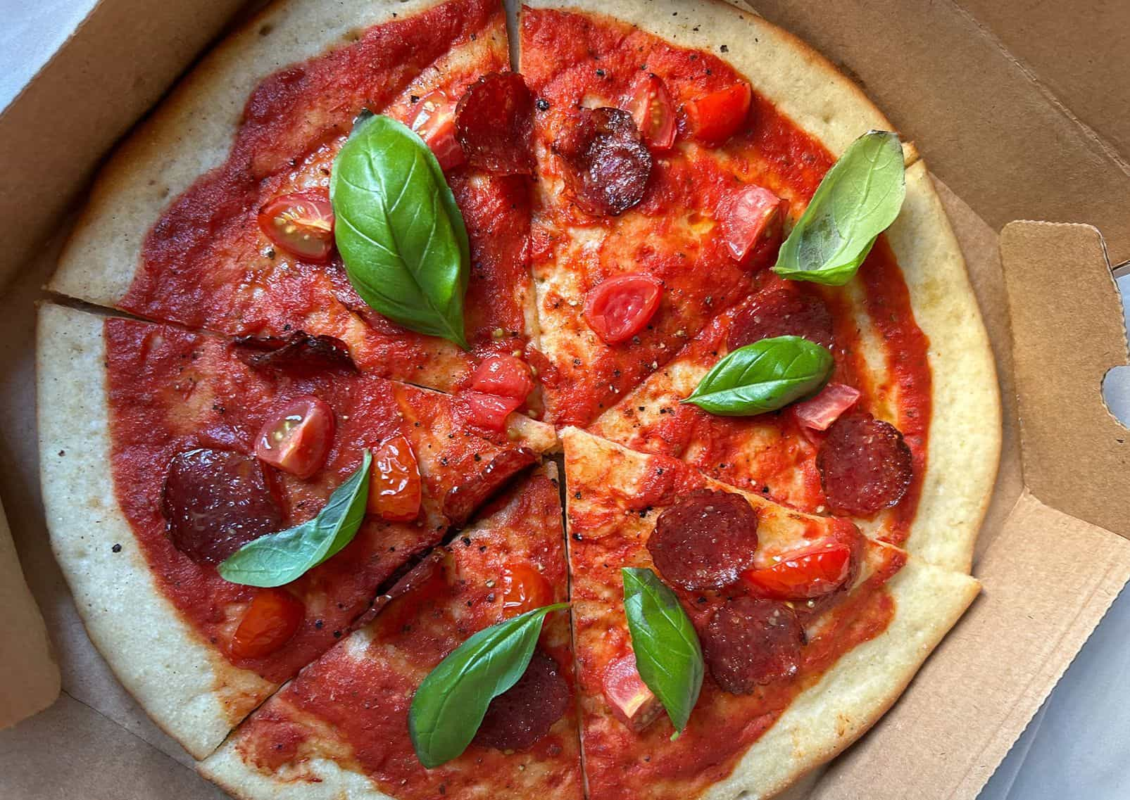 Pizza from RICE HACK Gluten Free Bakery – Tokyo, Japan