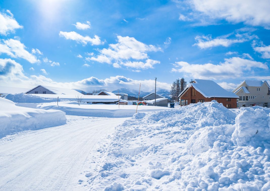 Budget-style chalets in Niseko, Hokkaido, Japan