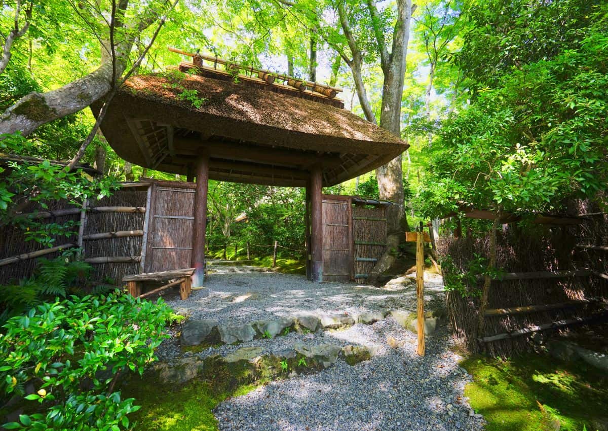 Gioji Temple gate, Arashiyama, Kyoto