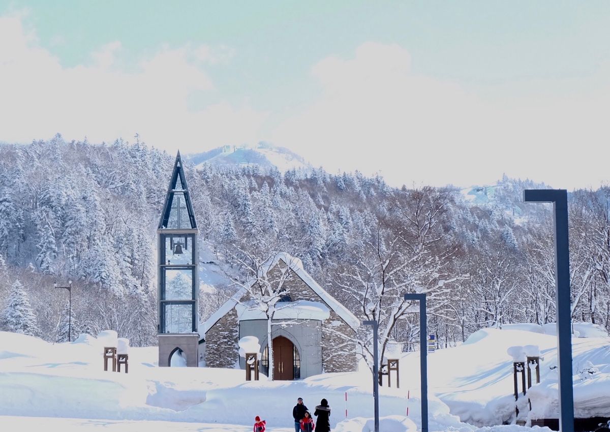 Chapel in Kiroro ski resort, Hokkaido