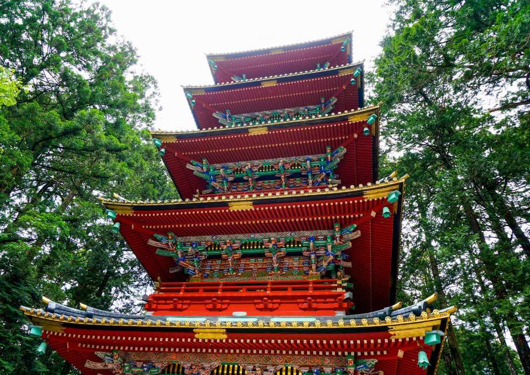 Five-storey pagoda of Toshogu, Nikko, Tochigi, Japan