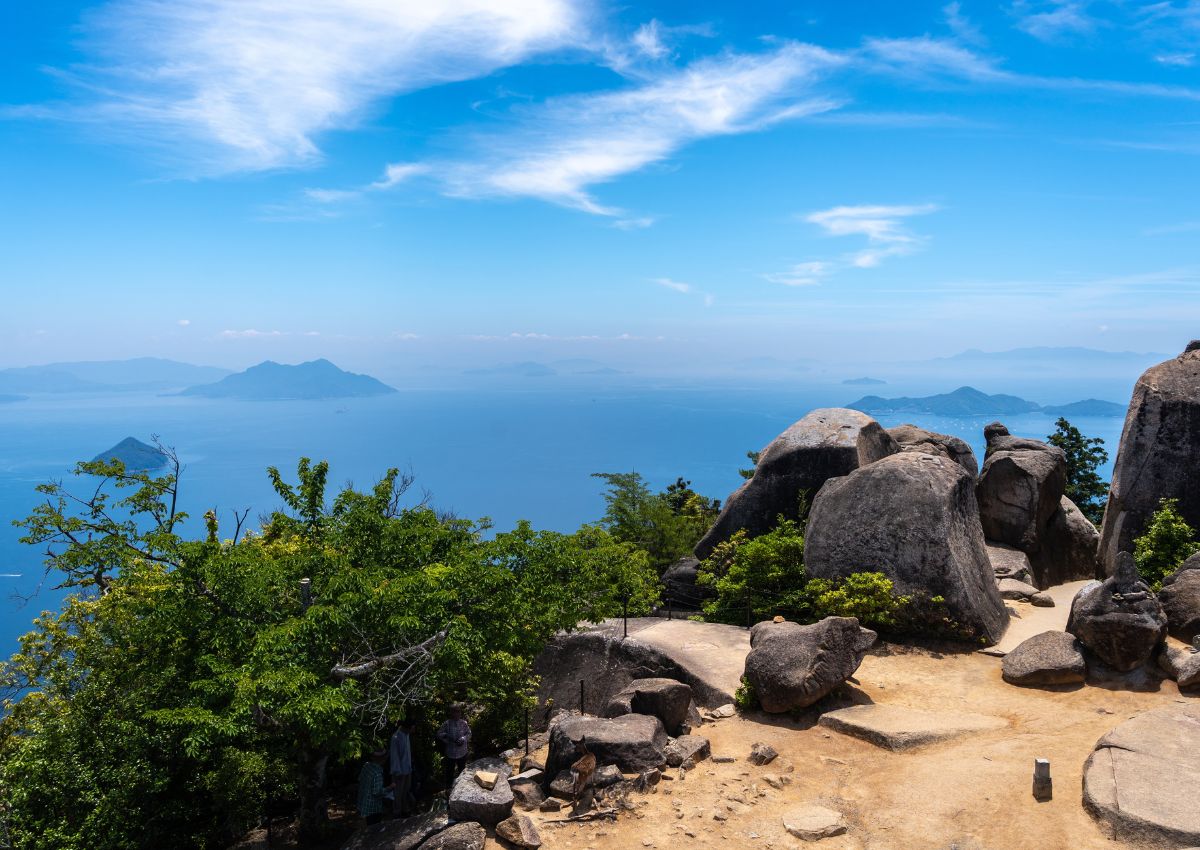Rocks on top of Mount Misen, Miyajima Island