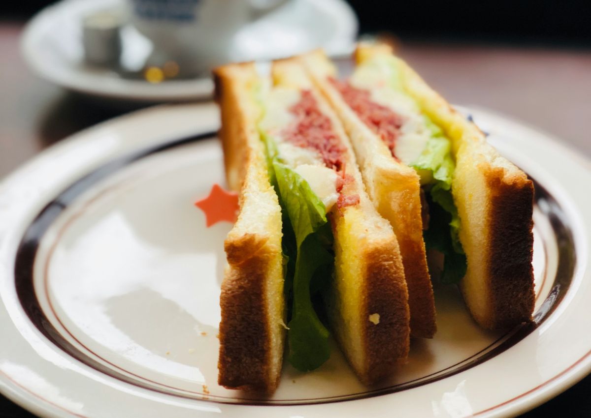 Sandwhich in Hoshino Coffee, Japan