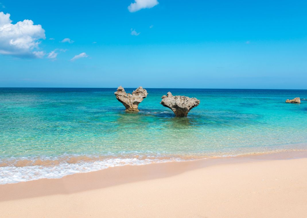 Heart Rocks on Kouri Island, Okinawa