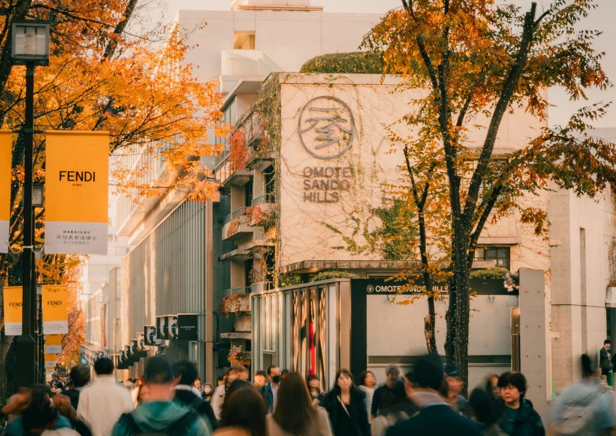 Omotesando shopping street in Tokyo
