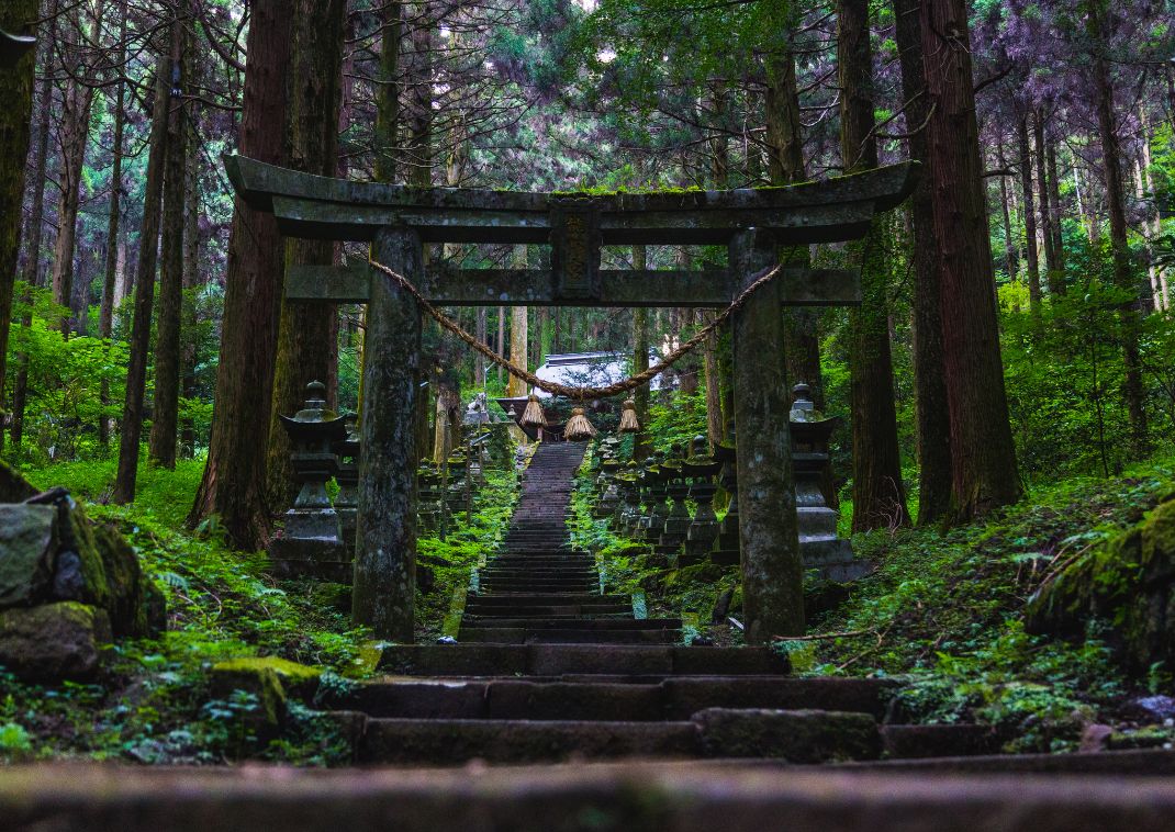 Kamishikimi Kumanoimasu Shrine, Kumamoto, Japan