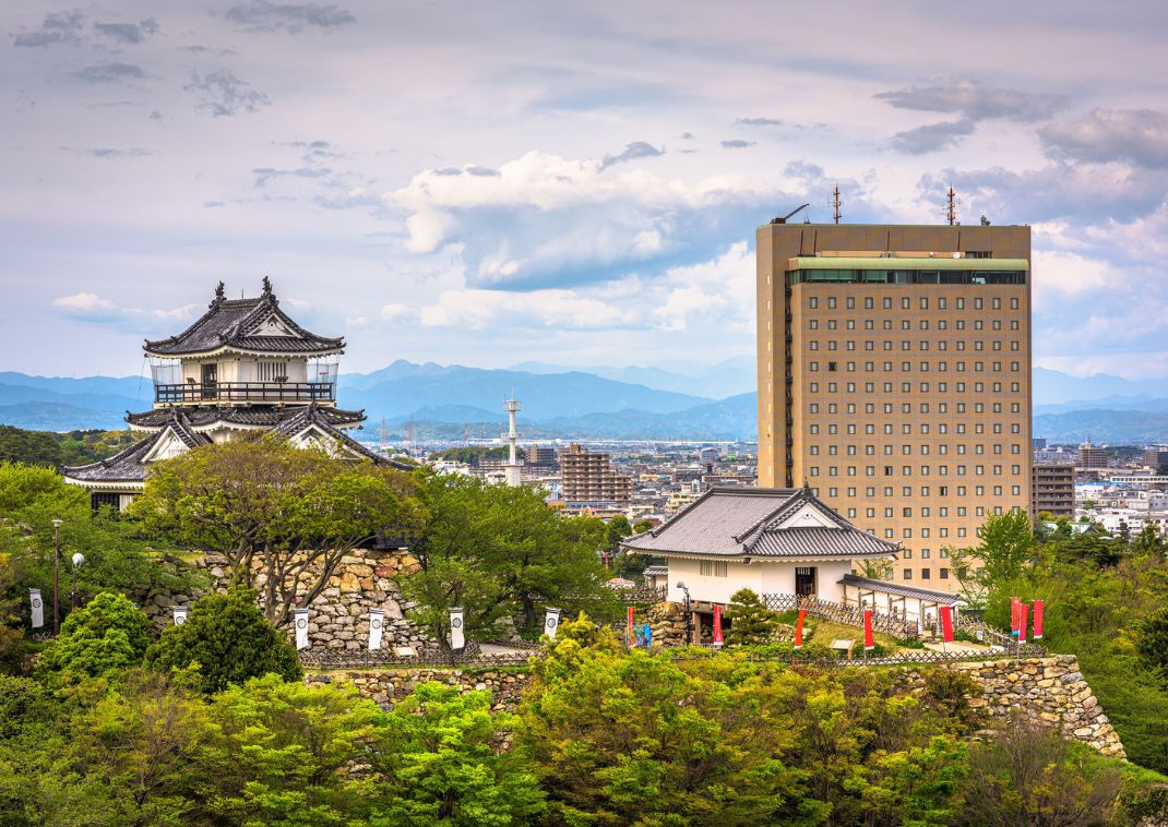  Hamamatsu Castle from afar, Japan