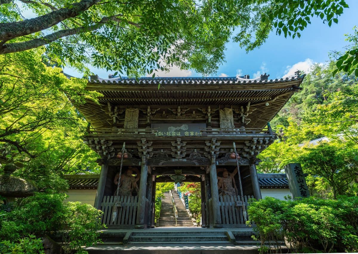 Daishoin Buddhist Temple gate, Miyajima Island