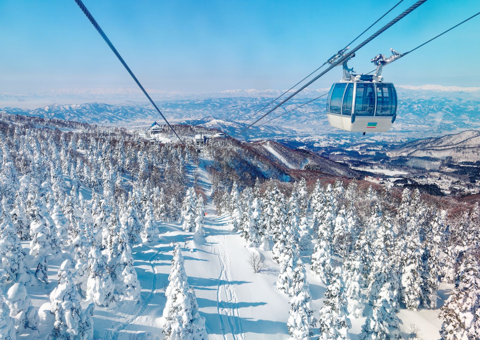 Cable car at Mt Zao, Northern Japan