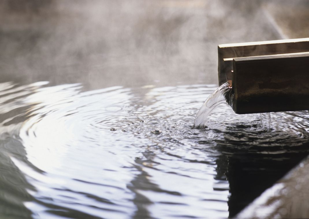 Japanese onsen water, Japan