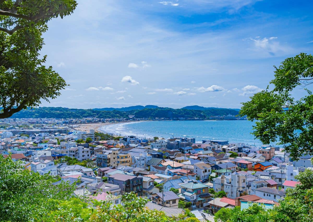 Main beach of Kamakura