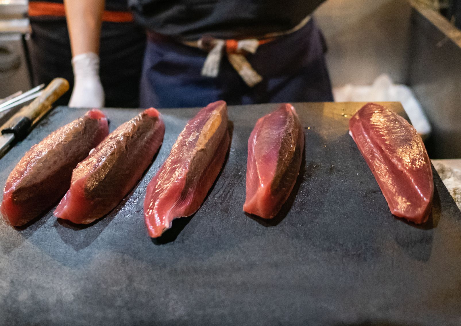 Fresh Katsuo Tataki in Kochi, Japan