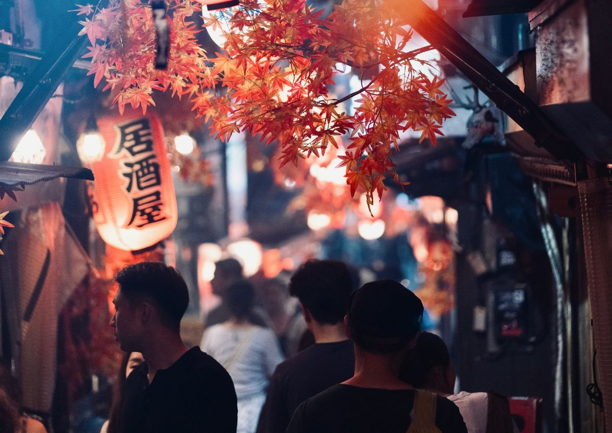 Evening in an izakaya street, Tokyo