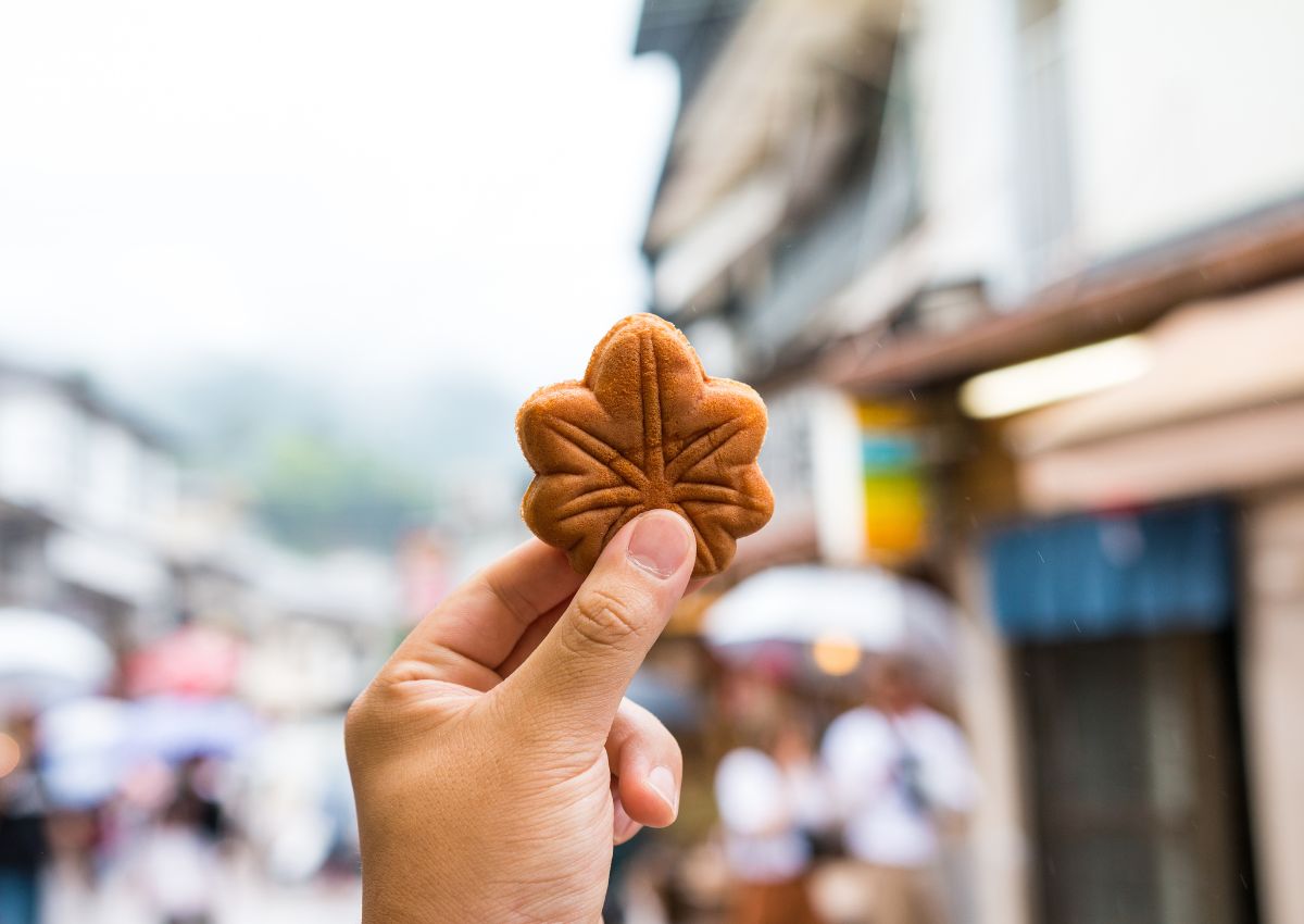 Momiji manju, local dessert of Miyajima Island