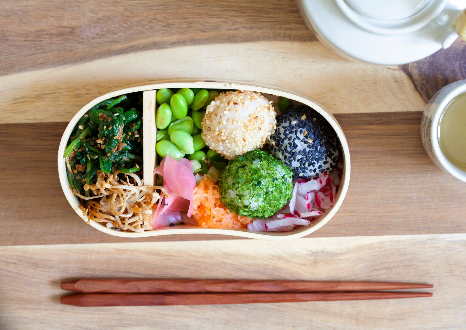 Japanese bento box lunch