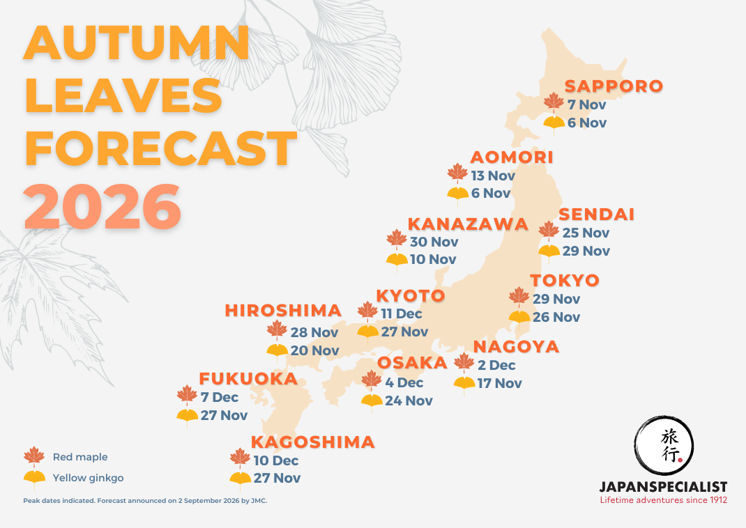 2026 Autumn Foliage Forecast Map