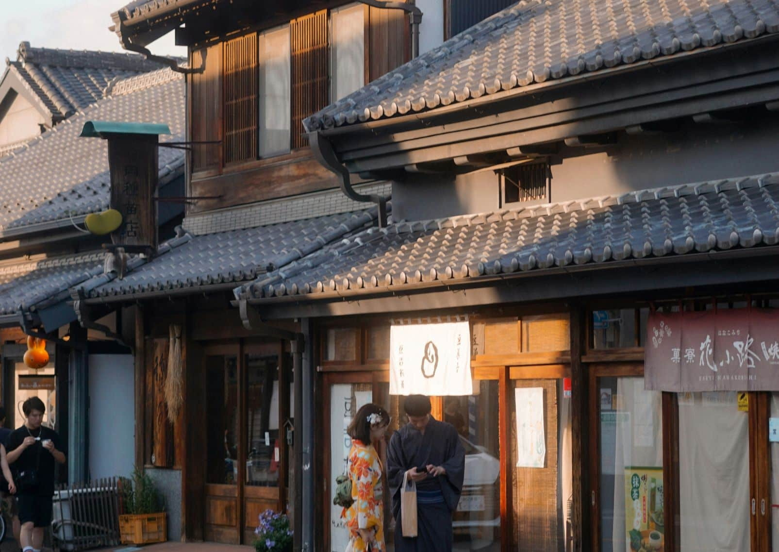 Tourists in Kawagoe, Saitama, Japan