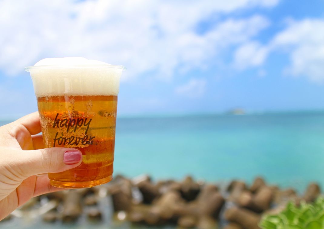 Beer on the beach