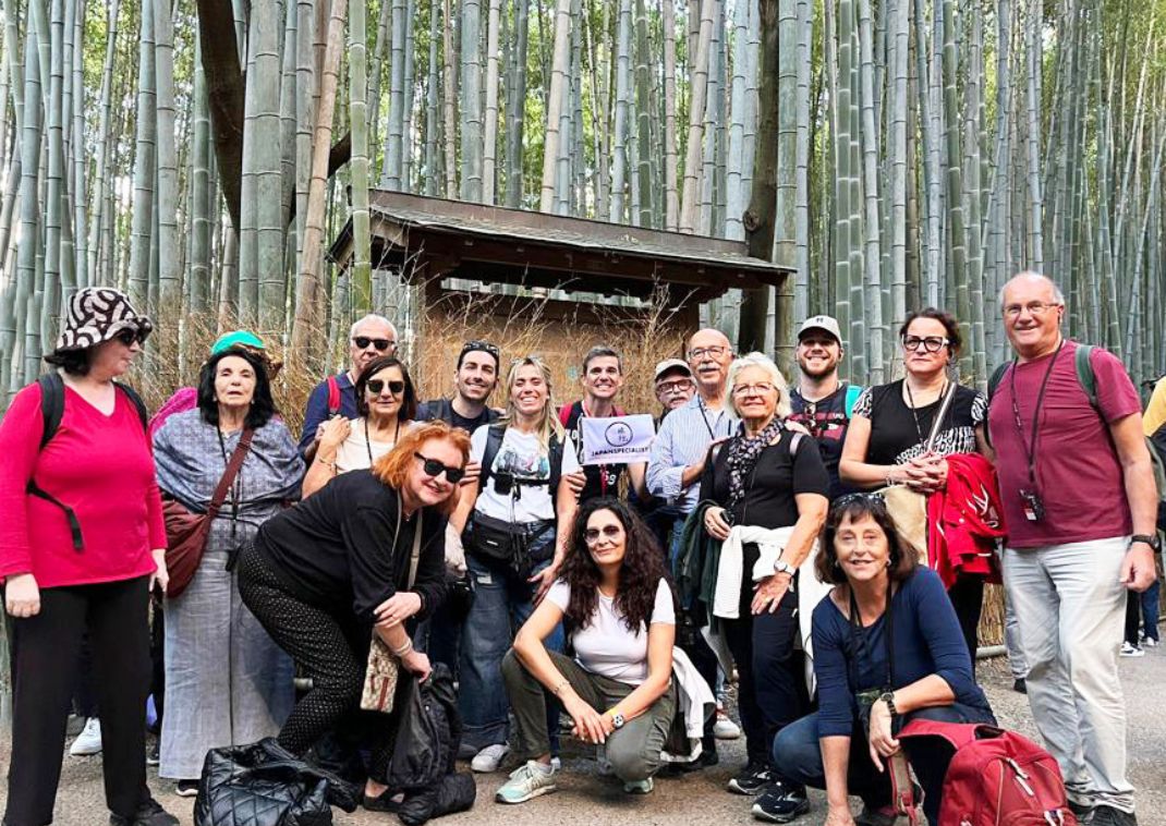 A group travelling in Japan with Japanspecialist