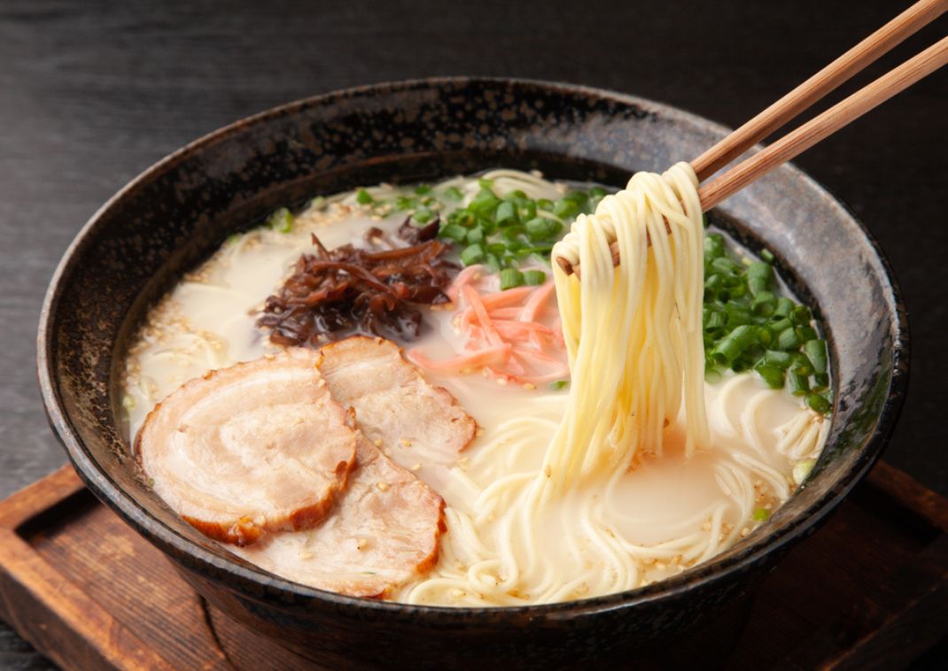 Hakata port broth tonkotsu ramen, Fukuoka, Japan