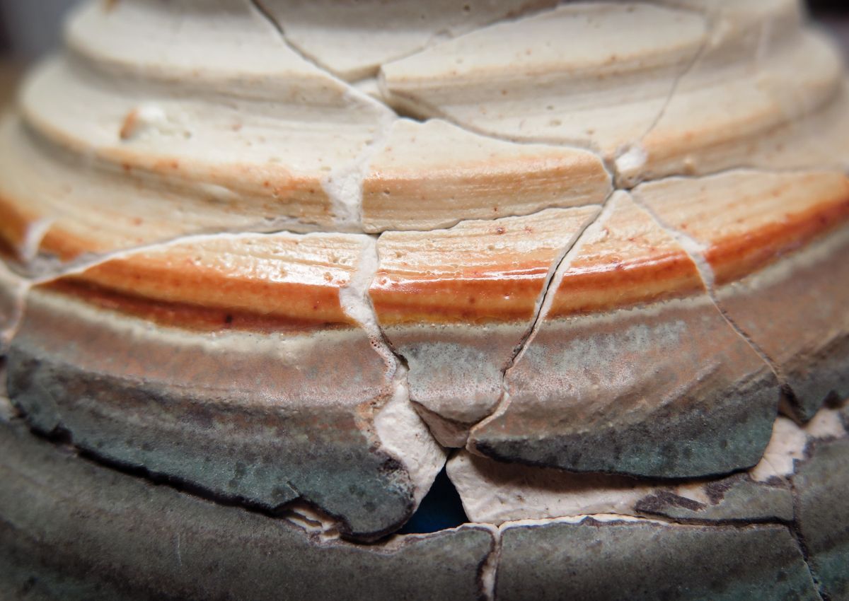 Broken Japanese tea bowl