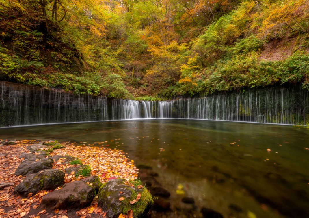 Shiraito Falls in Autumn