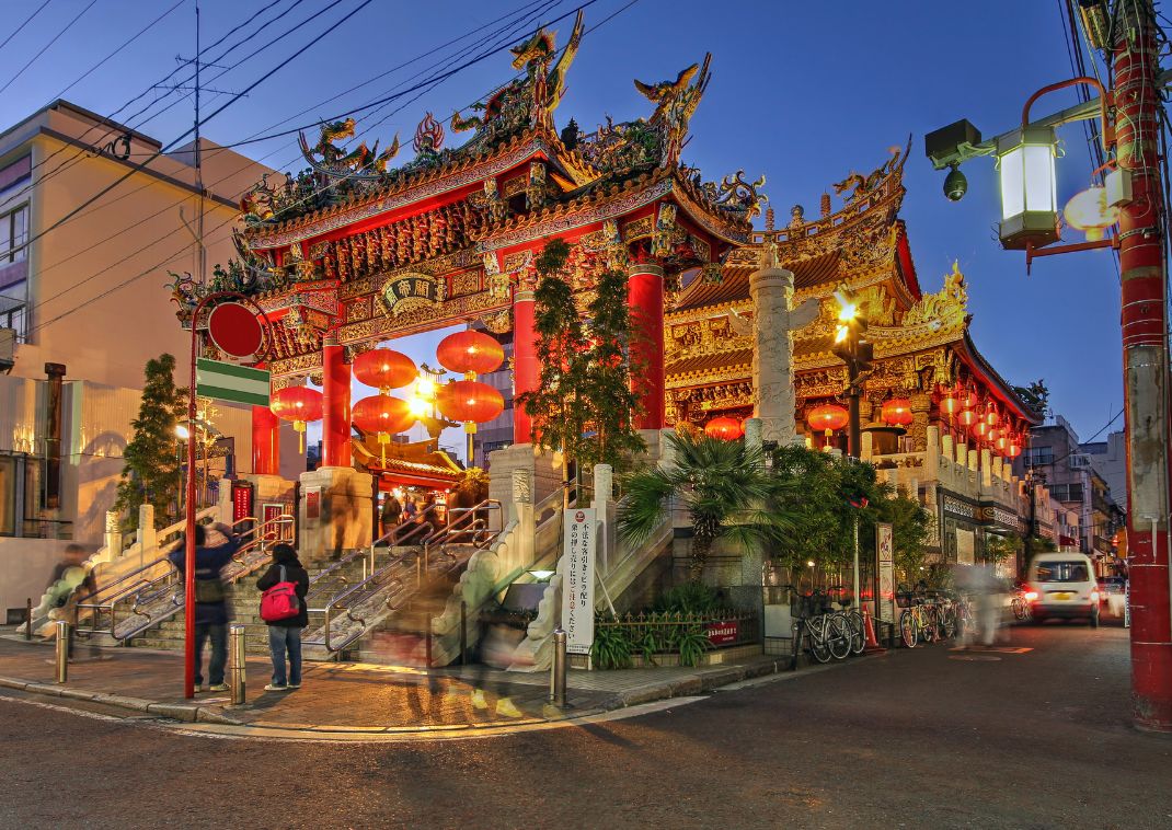 Kwan Tai temple in Yokohama Chinatown, Japan