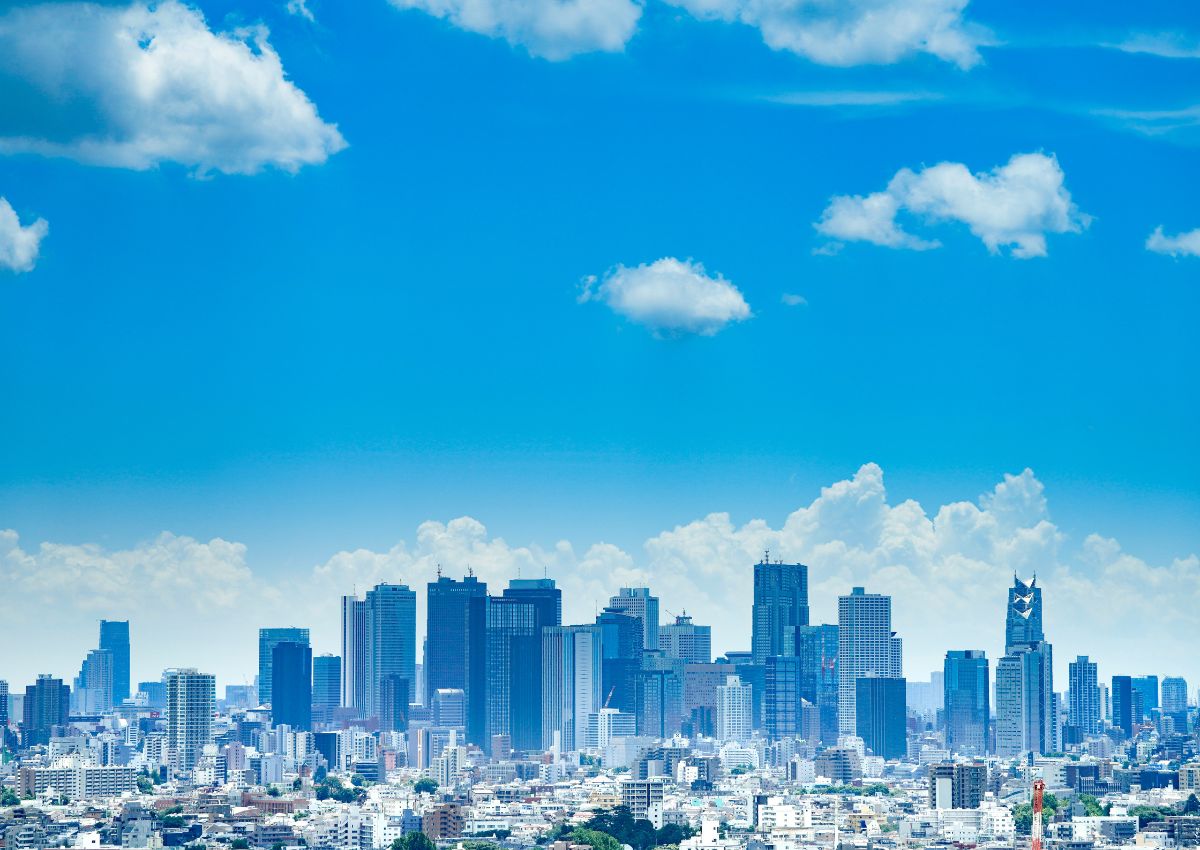 City skyline of Tokyo, Japan