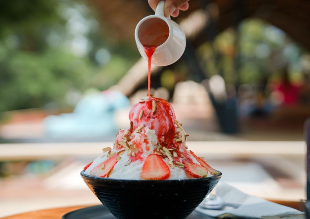 Japanese shaved ice, kakigori, Japan