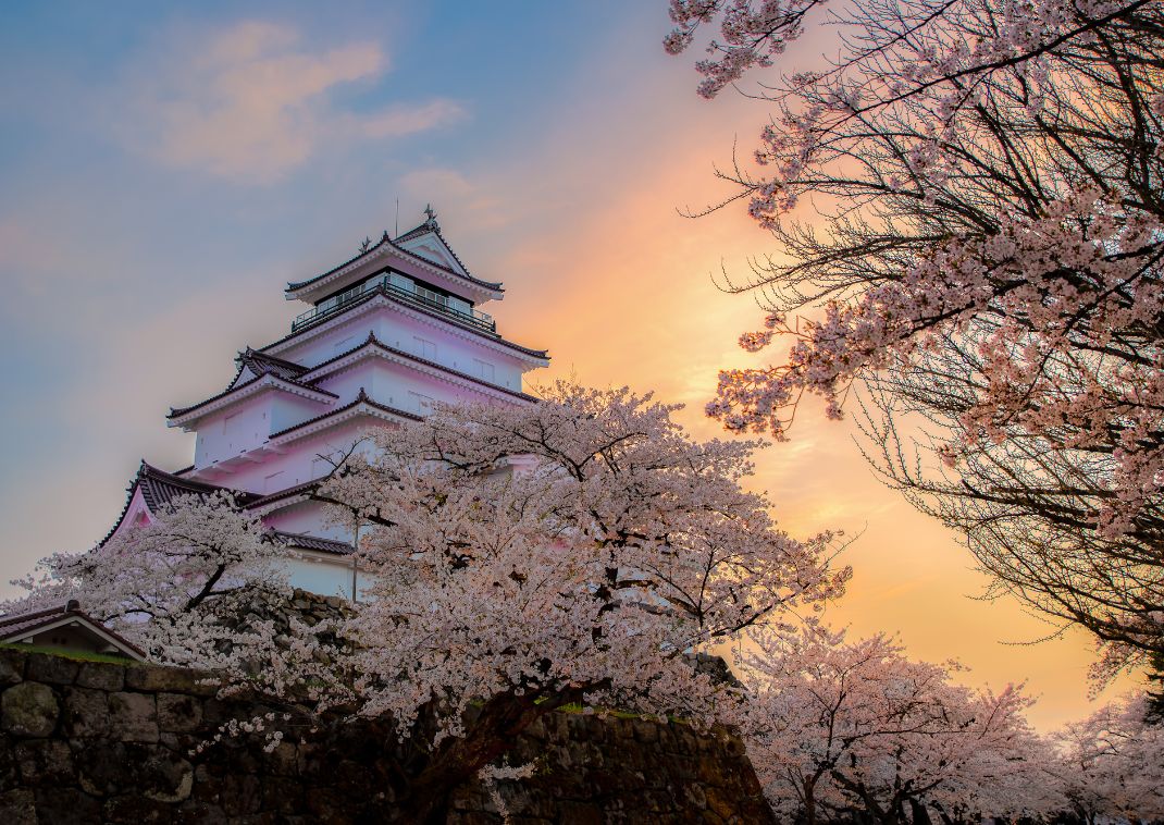 Tsuruga castle, Aizuwakamatsu, Japan