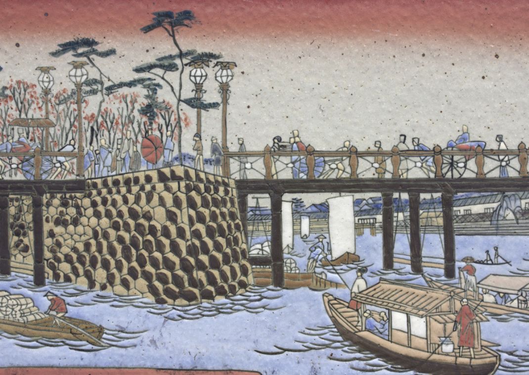 Edo period painting scroll
