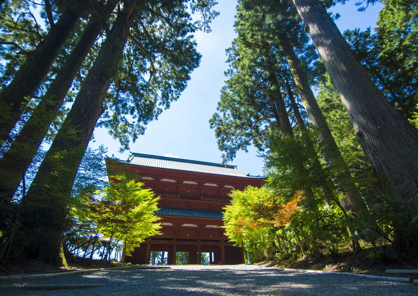 Buddhist temple on Mount Koya, Japan