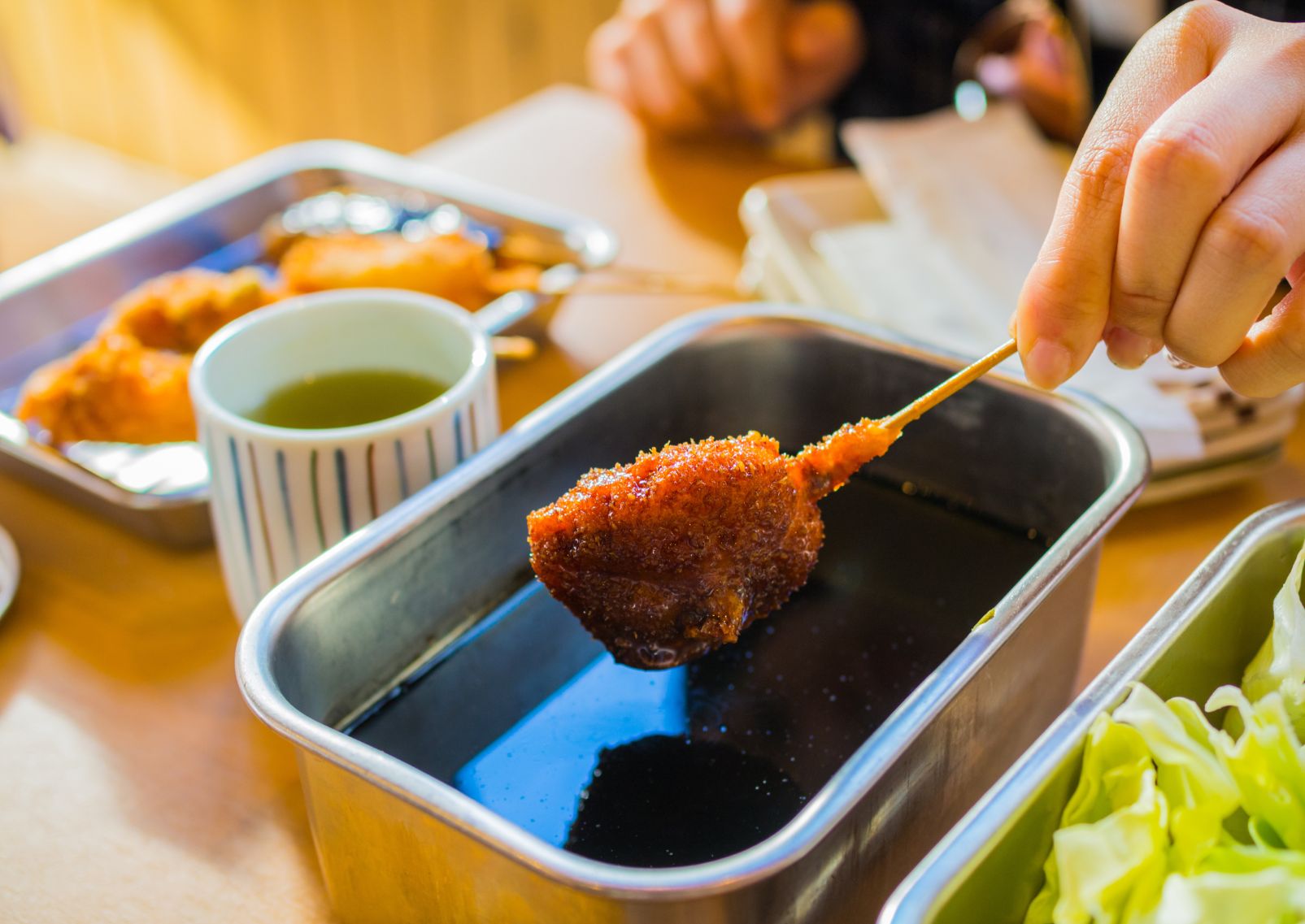 Kushikatsu, Japanese dish, Japan