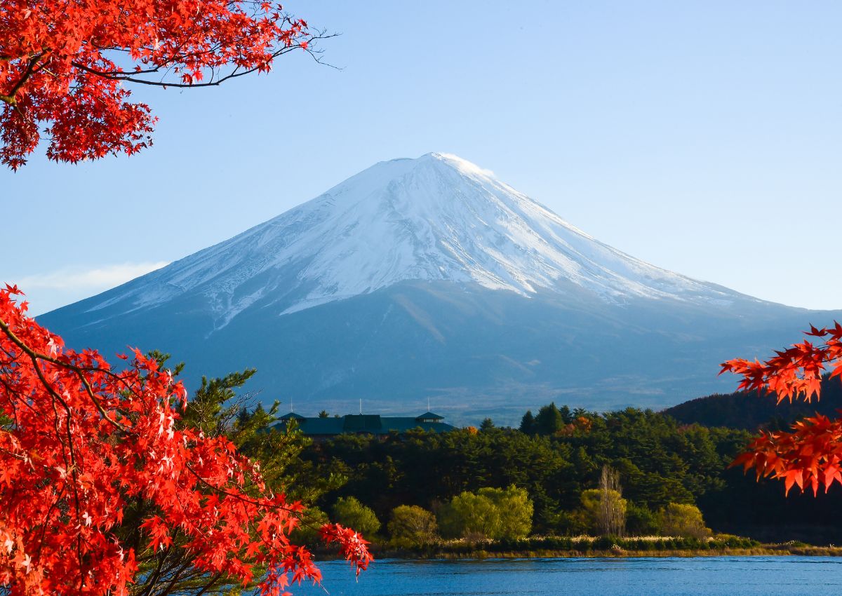 Mount Fuji in autumn, Japan