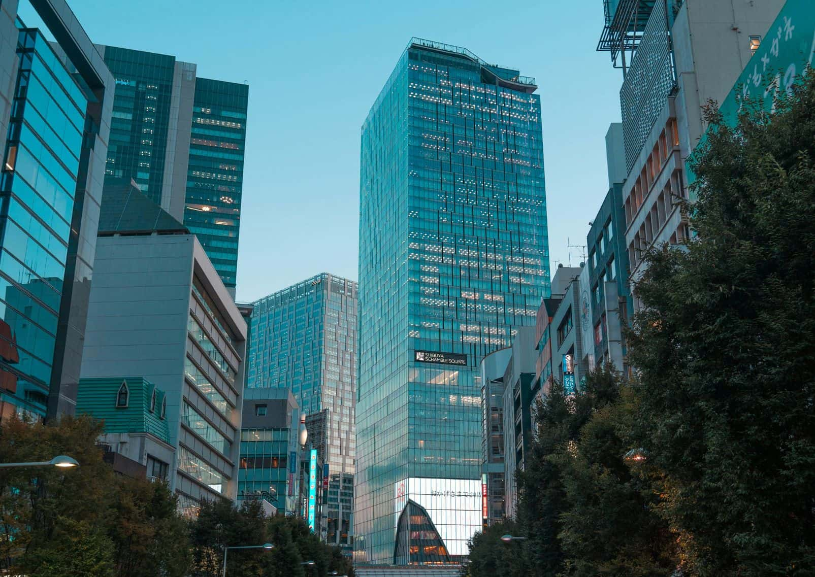 Shibuya in the evening, Tokyo, Japan