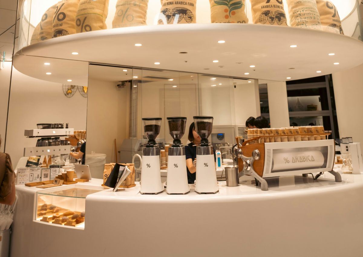% Arabica store in Azabudai Hills, Tokyo