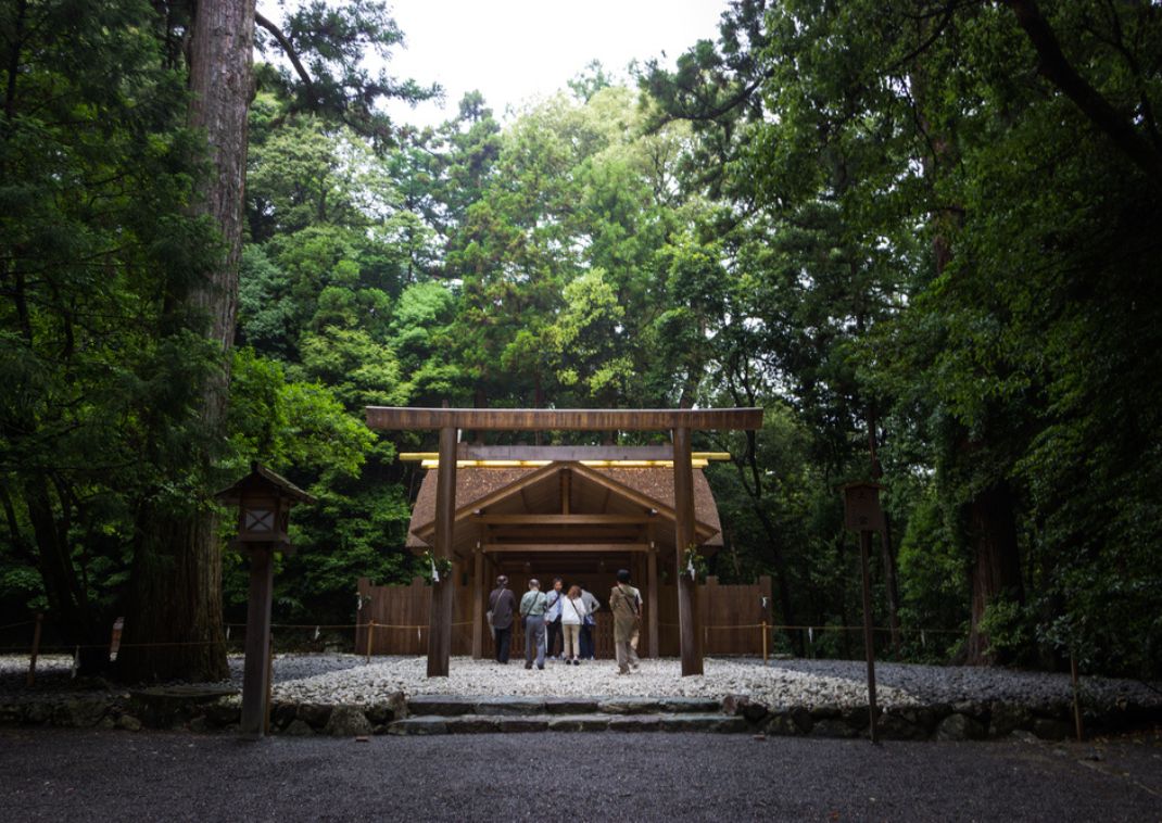 One of the many shrines in Ise, Japan