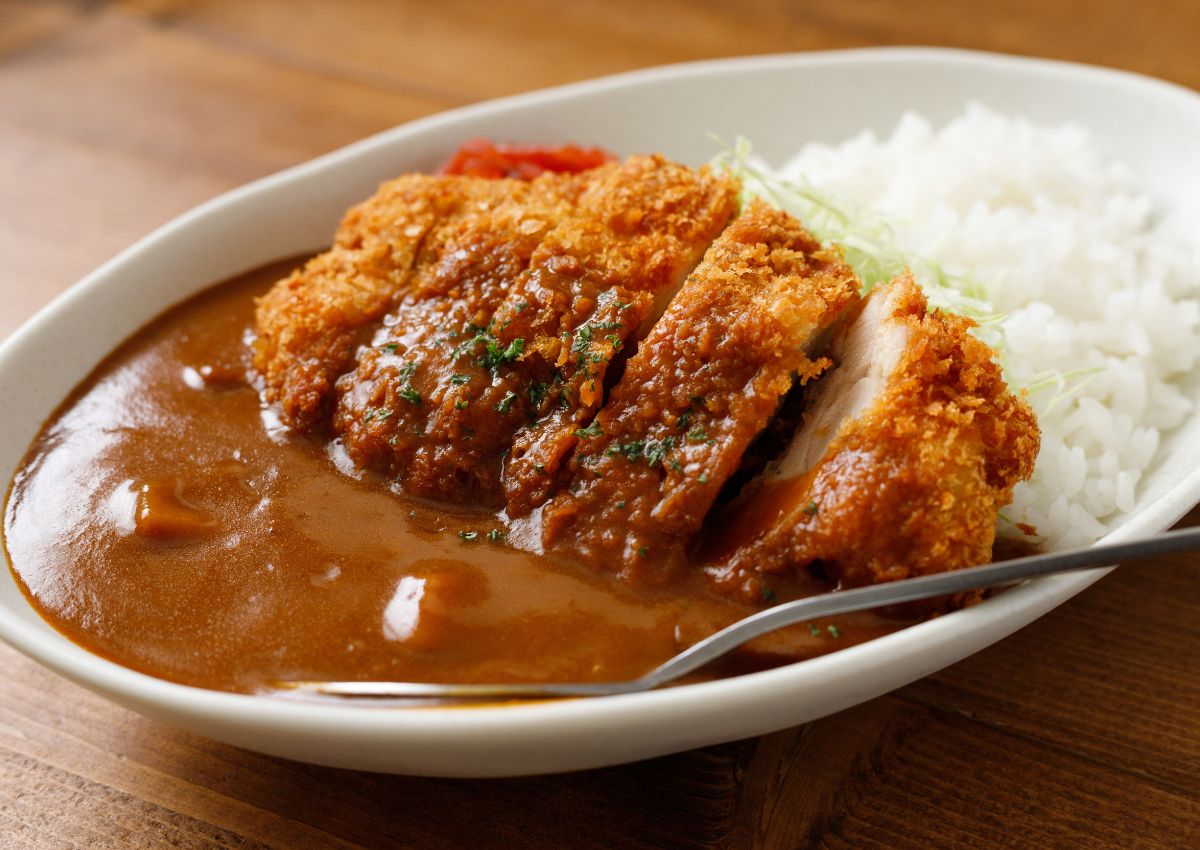  Japanese curry with chicken cutlet