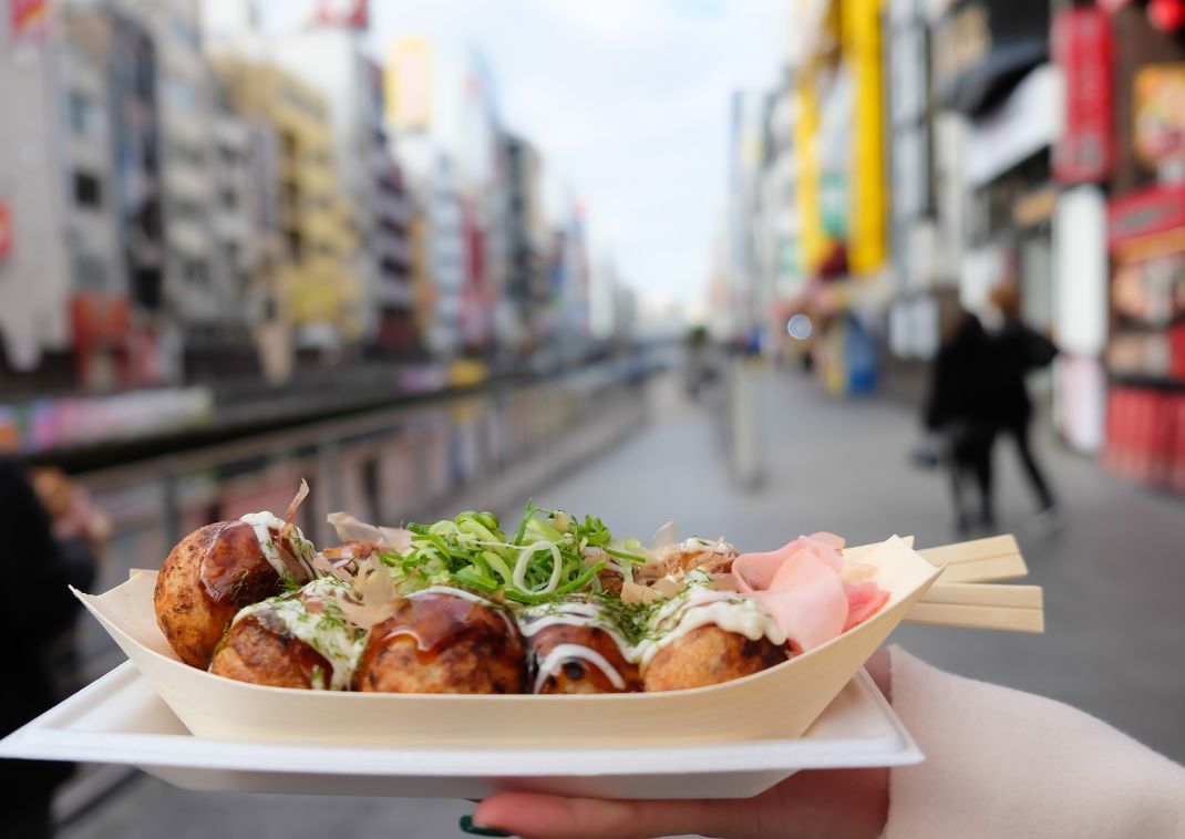 Takoyaki street food, Osaka, Japan 
