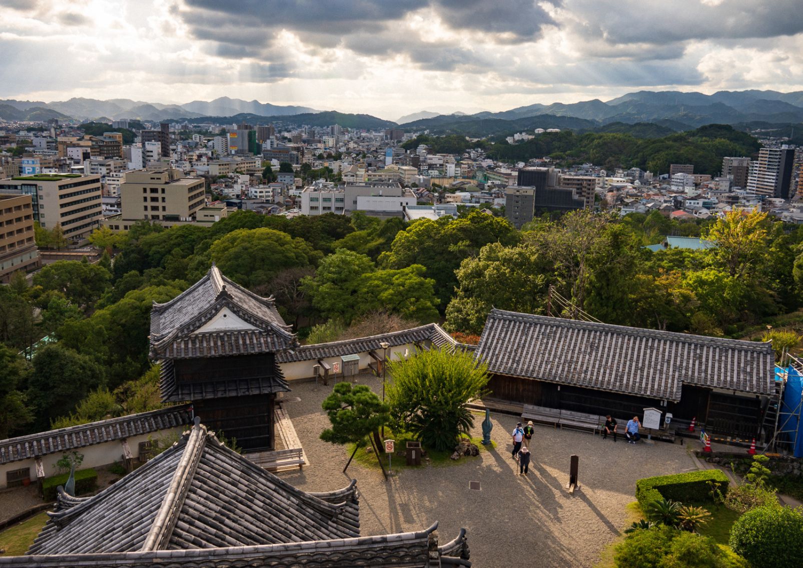  View of Kochi City from Kochi Castle