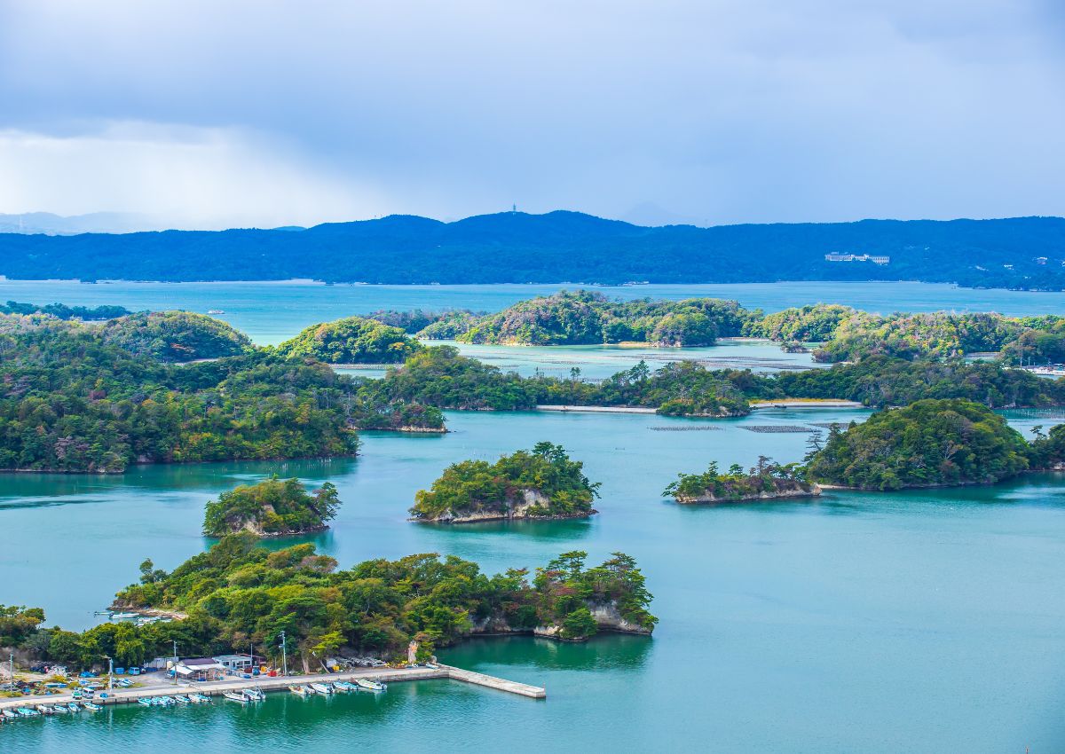 Spectacular view of Matsushima Bay