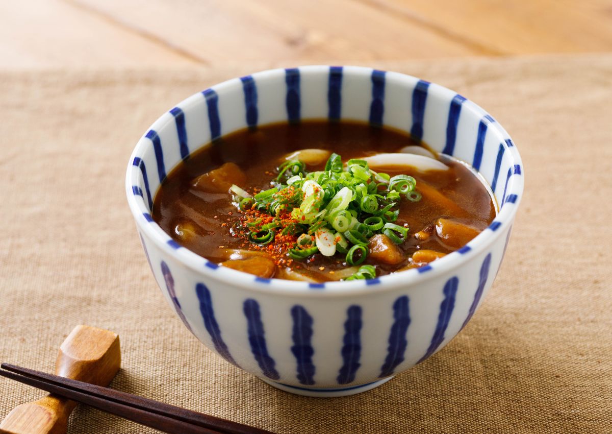 Japanese curry udon noodle soup