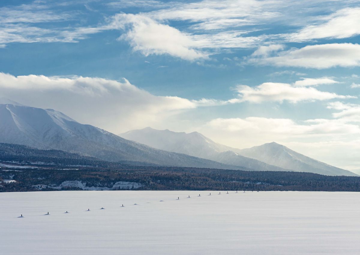 Winter scenery of Biei, Hokkaido
