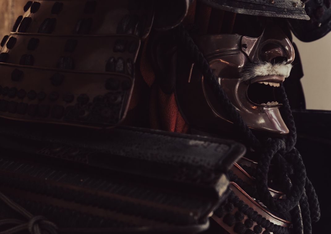 Traditional Japanese samurai armor