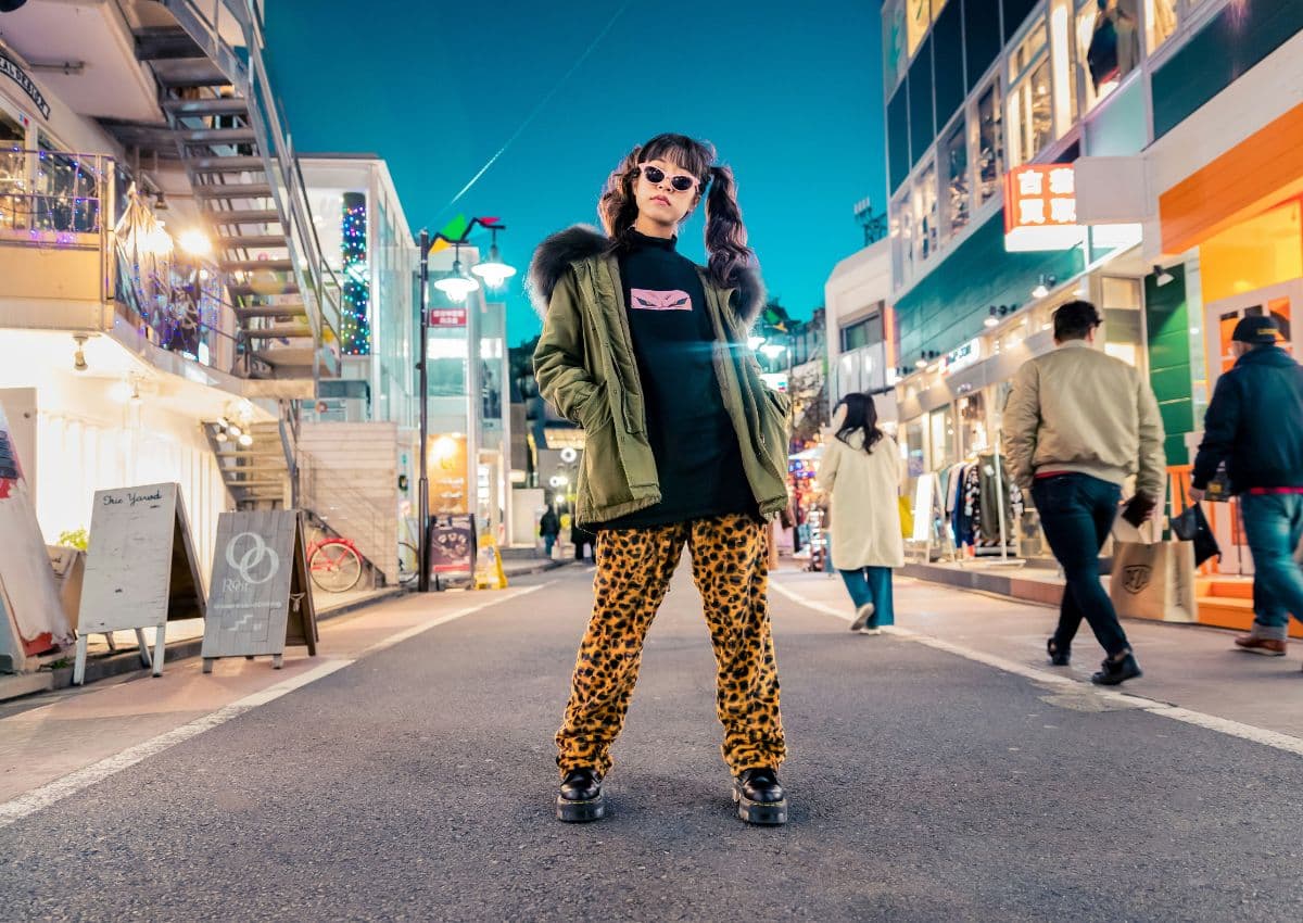 Girl at Cat Street in Harajuku, Tokyo