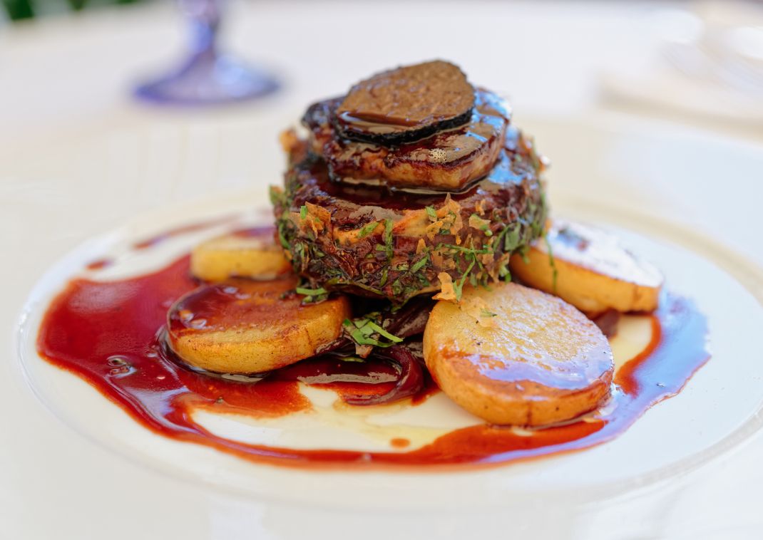 Foie gras with truffles French style