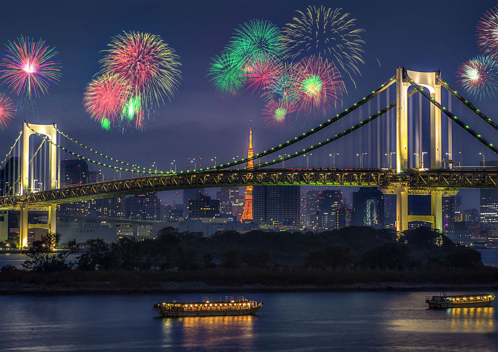 Fireworks Festival in Tokyo, Japan