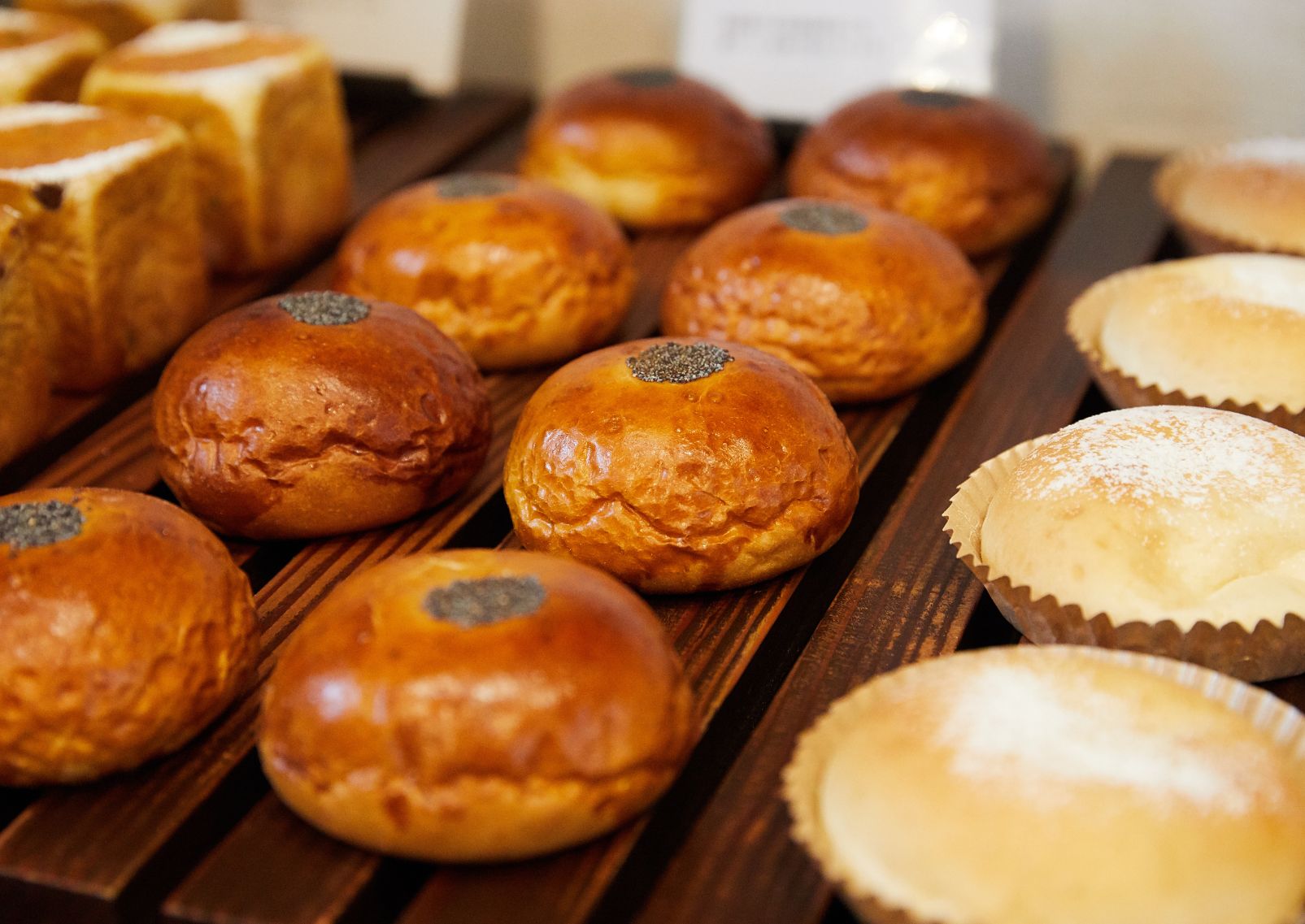 Japanese bread at the bakery, Japan