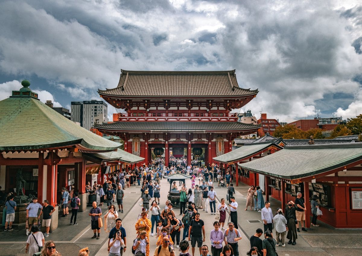 Inside Sensoji Temple, Asakusa, Tokyo